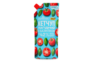 Кетчуп пастеризованный Нежный с базиликом Pripravka д/п 400г
