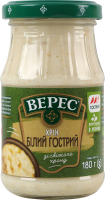 Хрен нестерилизованный Белый острый Верес с/б 180г