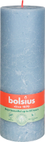 Свічка Bolsius Руcтик небесно блакитна 190/68мм