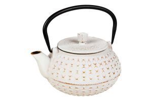 Чайник-заварник Eat&Drink чавун білий 1л