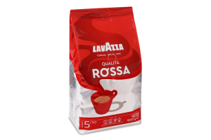 Кава натуральна смажена в зернах Qualita Rossa Lavazza м/у 1кг