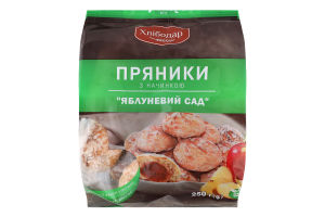 Пряники з начинкою Яблуневий cад Хлібодар м/у 250г