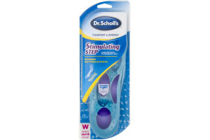 Dr. Scholl's Stimulating Step Insoles With Massaging Gel Womens Size 6-10