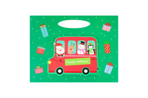 Пакет подарунковий KPMN 26*11*20см