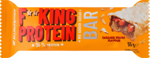 Батончик протеиновый со вкусом карамели и арахиса Fitking delicious Allnutrition м/у 55г