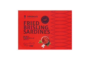 Конс Сардини Brisling 100 г у соусі Red Chermoula (Латвія)