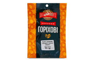 Арахис жареный соленый Бекон Закуски ореховые До Бочкового м/у 90г