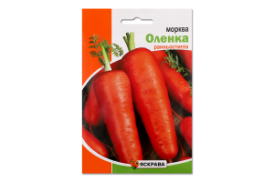 Насіння Морква Оленка пакет гігант 15 Яскрава