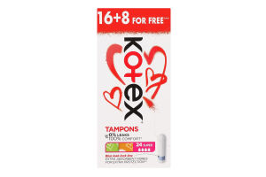 Тампон Kotex Ultra Sorb Silky Cover super 16шт