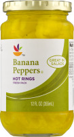 Ahold Banana Peppers Hot Rings