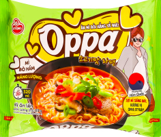 Лапша быстрого приготовления со вкусом говядины Oppa Otoki м/у 65г