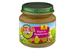 Earth's Best Organic Stage 2 Pears & Raspberries