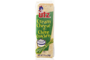 Utz Cream Cheese-n-Chive Crackers - 6 CT