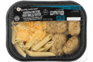 Ahold Chicken Fritters with Mac & Cheese