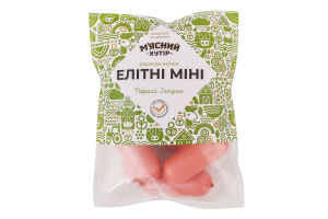Сосиски варені із м'яса птиці Елітні міні М'ясний хутір 1ґ кг