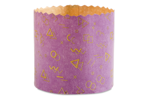 Форма для выпекания для изделий из теста бумажная 90х85мм Пастель ТОВ РКСП 1шт