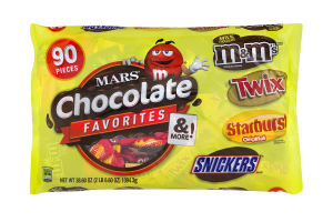 Mars Chocolate Favorites & More! Variety Pack - 90 CT