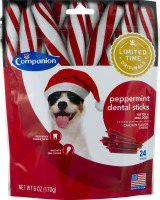 Companion Dental Sticks Peppermint - 24 CT