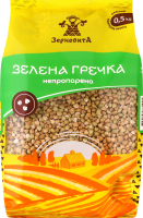 Гречка зелена непропарена Зерновита м/у 0.5кг