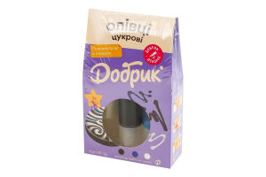 Декорации кондитерские Карандаши сахарные перламутровые со вкусами Добрик к/у 3х20г