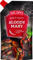Кетчуп з горілкою та каєнським перцем пастеризований Bloody Mary Щедро д/п 250г