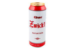Пиво Eibauer 0,5л з/б Zwickl naturtrub світ 5,2%И083