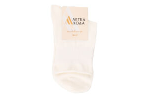 Шкарпетки жіночі молочні р.23 5619 Легка хода