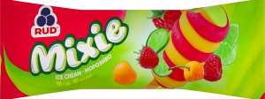 Морозиво багатошарове Черешня-лайм-малина Mixie Rud м/у 75г