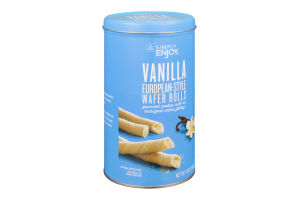 Ahold Simply Enjoy European-Style Wafer Rolls Vanilla