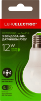 Лампа LED з датчиком руху A60 12W E27 Euroelectric