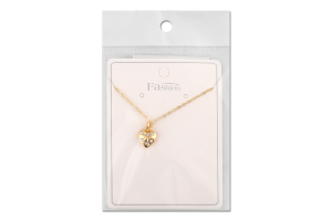 Ланцюжок жовтий метал з підвіскою 40см FHF1520