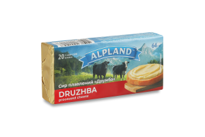 Сир плавлений 20% Дружба Alpland м/у 64г