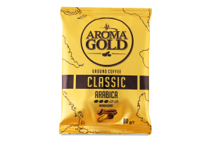 Кофе молотый Arabica Classic Aroma Gold м/у 80г