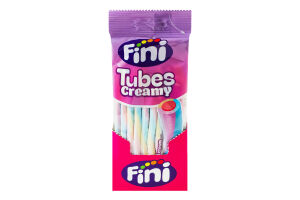 Конфеты жевательные с фруктовым вкусом Радужные трубочки наизнанку Fini м/у 80г