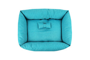 Лежак д/собак Патрік №2 бірюзовий прямокутний 50*70*20см Матис