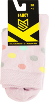 Шкарпетки MovementStandard Fancy №MS M0303S 64 38-41 бузковий