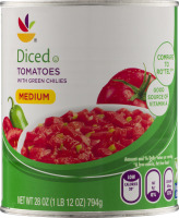 Ahold Diced Tomatoes with Green Chilies Medium