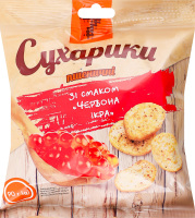 Сухарики пшеничні Червона ікра 7 м/у 90г