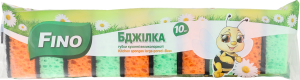 Губки кухонні великопористі Бджілка Fino 10шт