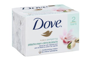 Dove Purely Pampering Bath Bars Pistachio Cream - 2 CT