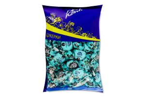 Цукерки зі смаком смородина-м'ята Frulatto Konti кг