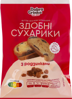 Сухарики здобні з родзинками Dobra grinka м/у 100г