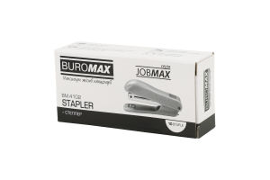Степлер Jobmax пластиковий круглий 10аркушів Buromax