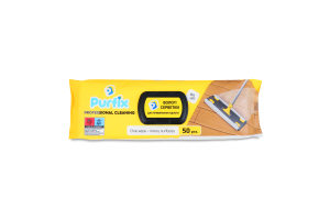 Серветки вологі для прибирання підлоги Purfix 50шт