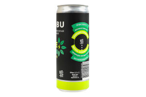 Напій бродіння фільтрований непастеризований з цукром Mate Light Kombucha Vit-Fit з/б 0.33л