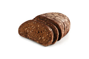 Хліб половинка в нарізці з насінням соняшника Зерновий Добрий м/у 0.4кг