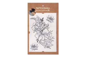 Тату Tattooshka Подвійний піон