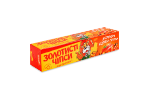 Чипсы картофельные со вкусом курицы гриль Золотисті к/у 100г