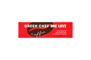 Батончик шоколадний міні зі спешелті кавою з підсолоджувачами Coffee Green Chef к/у 30г