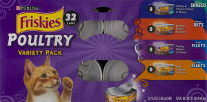 Purina Friskies Cat Food Poultry Variety Pack - 32 CT